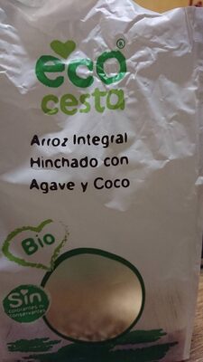 Arroz integral hinchado con agave y coco - 8422584314670