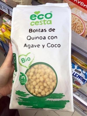 Bolitas de quinoa con agave y coco - 8422584314816