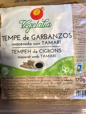 Tempeh de Garbanzos - 8422791007891