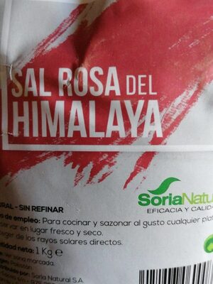 Sal rosa del Himalaya - 8422947060008