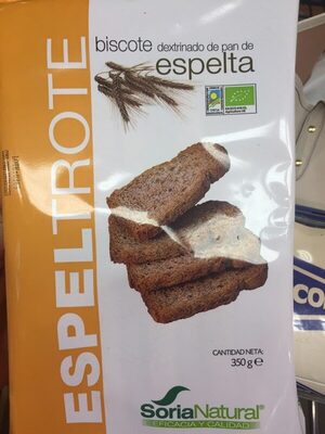 Espeltrote biscote dextrinado de pan de espelta ecológico - 8422947060527