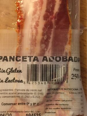 Panceta adobada - 8423348400837