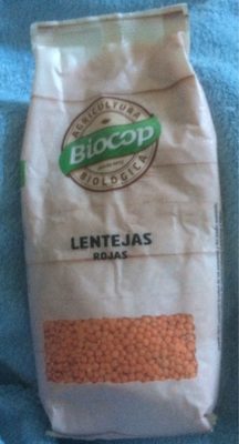 Lentejas Rojas 500GR Biocop - 8423903037133