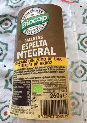 Galletas espelta integrales - 8423903050019