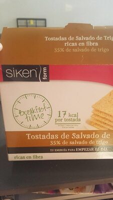 Tostadas de salvado de trigo - 8424657105628