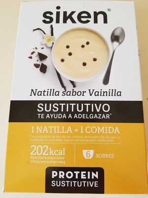 Natillas sabor vainilla sustitutivo - 8424657109305