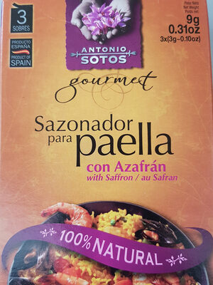 Assaisonnement Pour Paella Au Safran - 8424680100003