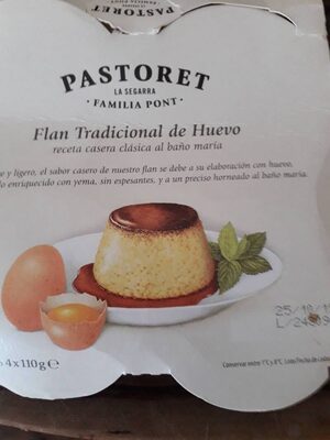 Flan tradicional de huevo - 8424790044396