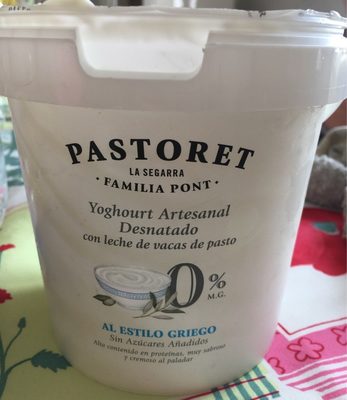 Yogur artesanal desnatado - 8424790100092