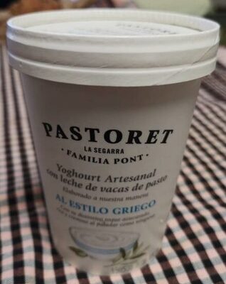Yogur griego artesanal cremoso natural sin gluten - 8424790100276