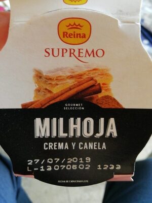 Milhojas canela y crema - 8424893500799