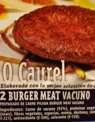 Burguer meat vacuno - 8424956000242