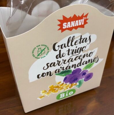Galletas de trigo sarraceno con arandanos - 8425887002343