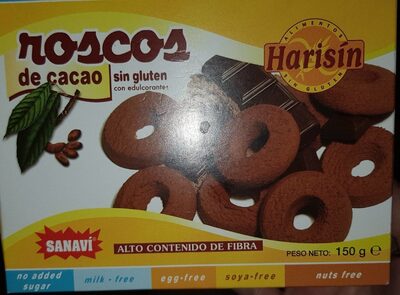 Roscos de cacao sin gluten - 8425887003067