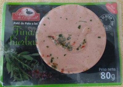 Paté de pato a las finas hierbas - 8426115000032