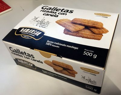 Galletas rizadas con canela - 8426446000039