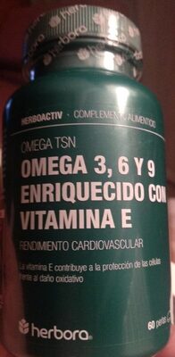 Complemento Omega 3, 6 y 9 con vitamina E - 8426494061068