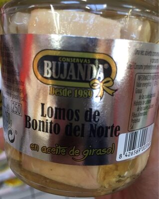 Lomos de bonito del norte en aceite de girasol - 8426569003368