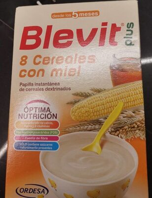 Blevit 8 Cereal con Miel - 8426594018290