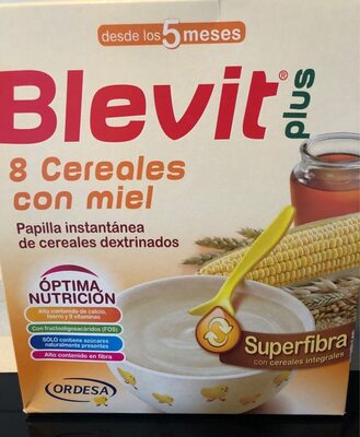 Papilla 8 cereales con miel Superfibra - 8426594018467