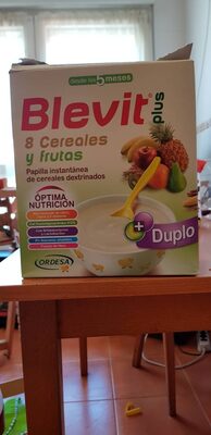 Blevit 8 cereales y frutas - 8426594018481