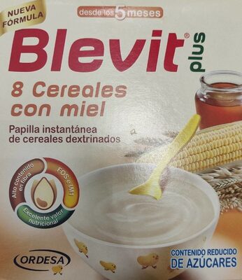 Blevit Plus 8 Cereales con Miel - 8426594089931