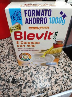 Blevit plus 8 cereales con miel - 8426594089948
