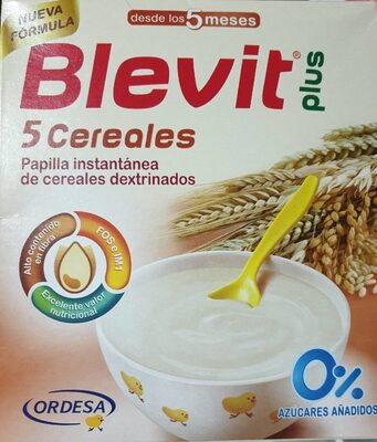 Blevit plus 5 cereales - 8426594098650
