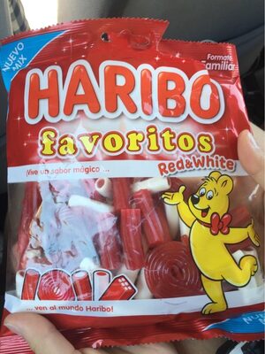 Haribo favoritos Red&White - 8426617007454