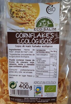 Cornflakes ecológicos - 8426633000200