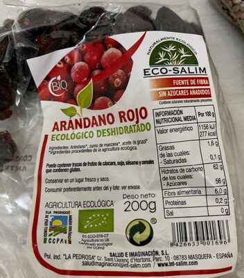 Arandano Rojo deshidratado - 8426633001696