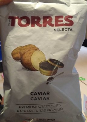 Selecta patatas fritas sabor caviar envase 110 g - 8426944001149