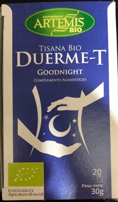 Tisana Bio DUERME-T GOODNIGHT COMPLEMENTO ALIMENTICIO - 8428201310278