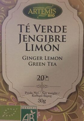 Te verde jengibre limon - 8428201310575