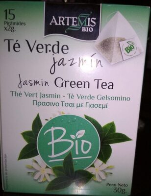 Piramide Te Verde Jazmin Bio 15 Uds Herbes - 8428201310919