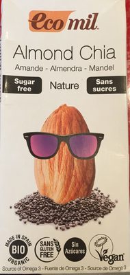 Almond Chia sans sucres - 8428532192406