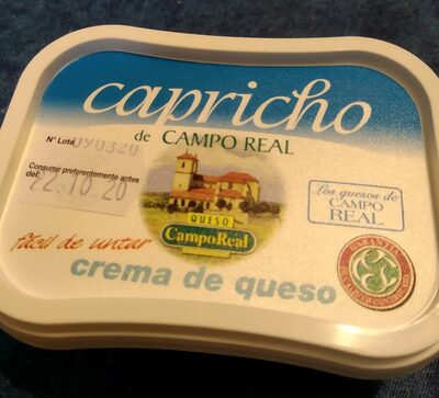 Crema de queso Capricho de Campo Real - 8428580001958