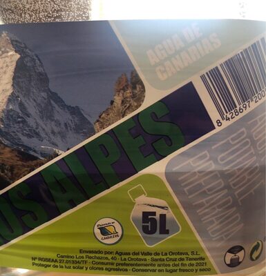 Agua los Alpes - 8428697200503