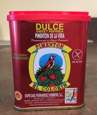 Pimenton El Colorin De La Vera Lata Picante 125GR - 8429127251089
