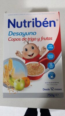 Desayuno de copos de trigo y frutas - 8430094056782