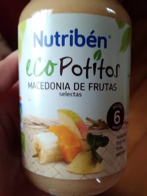 Ecopotitos nutriben macedonia frutas - 8430094303305