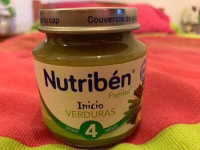 Potito Verduras Inicio Nutribén 130 GR + - 8430094307969