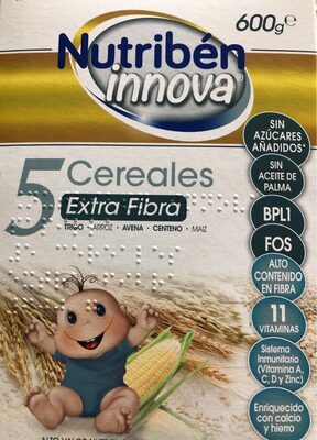 Innova: 5 cereales extra fibra - 8430094308454