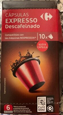 Caspulas Expresso Decafeinado - 8431876236873