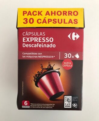 Capsulas Expresso Descafeinado - 8431876242621