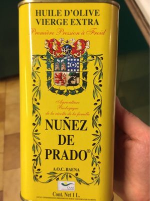 Nunez De Prado Extra Virgin Olive Oil Organic - 8432511000057