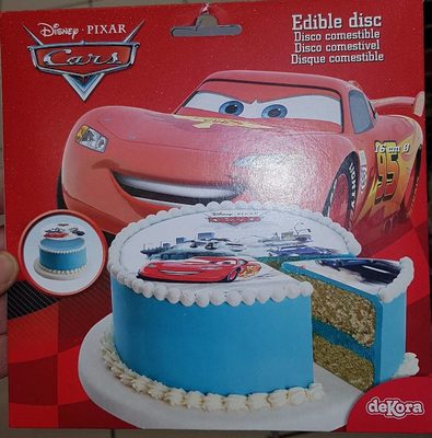 Disque en Sucre 16 cm Cars - 8435035198620