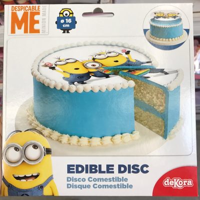 Disque comestible 16 cm Despicable Me - 8435035214436