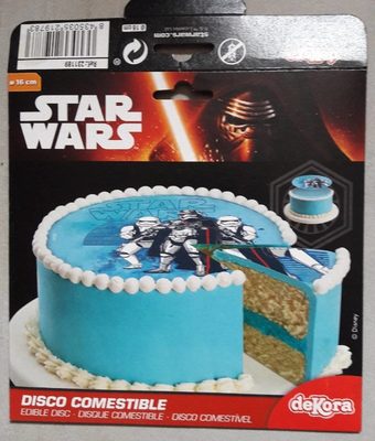 Star wars Disco comestible - 8435035219783