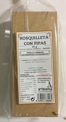 Rosquilleta con pipas - 8436001664484
